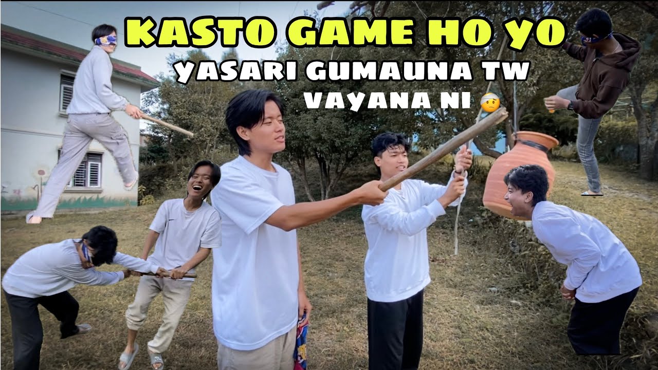GHAITO PHUTAI GAME😆 Yati saro chai gumma vayana hai prasana🤕@prasanna.lama07 @prafullalama07