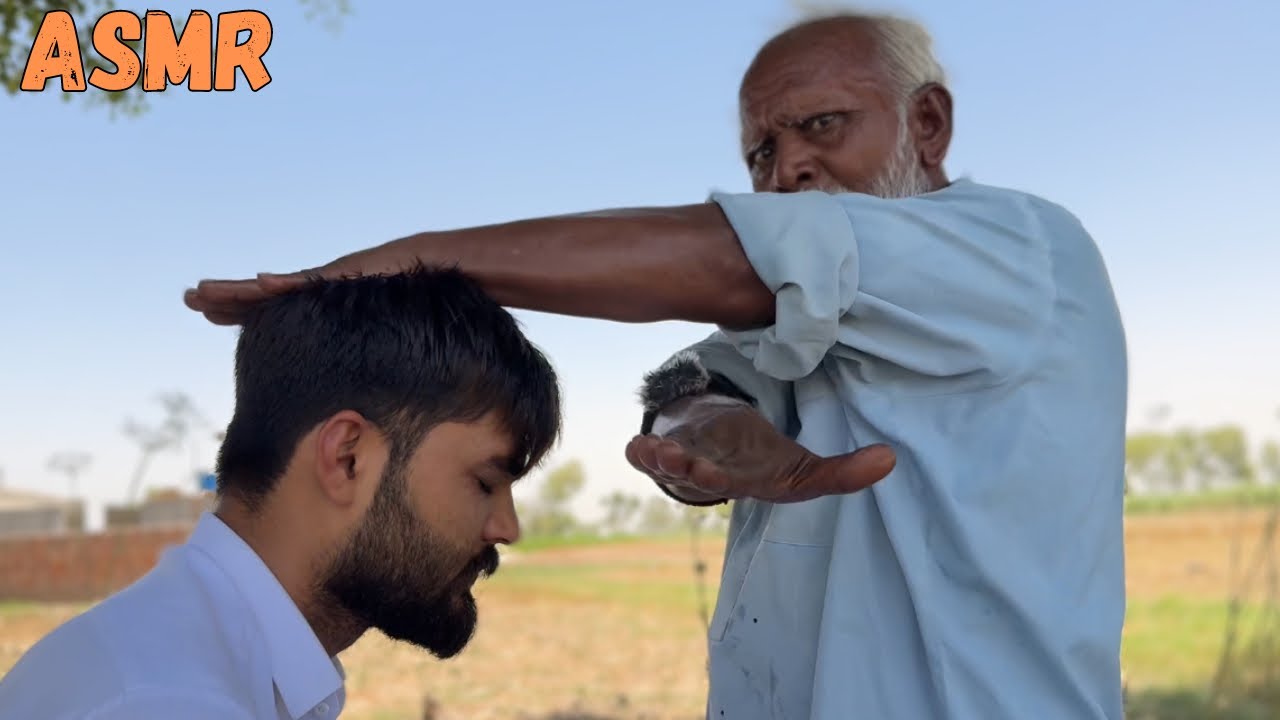 BABA KALLU HEAD & BACK MASSAGE | MAGIC HAND ASMR MASSAGE #massage