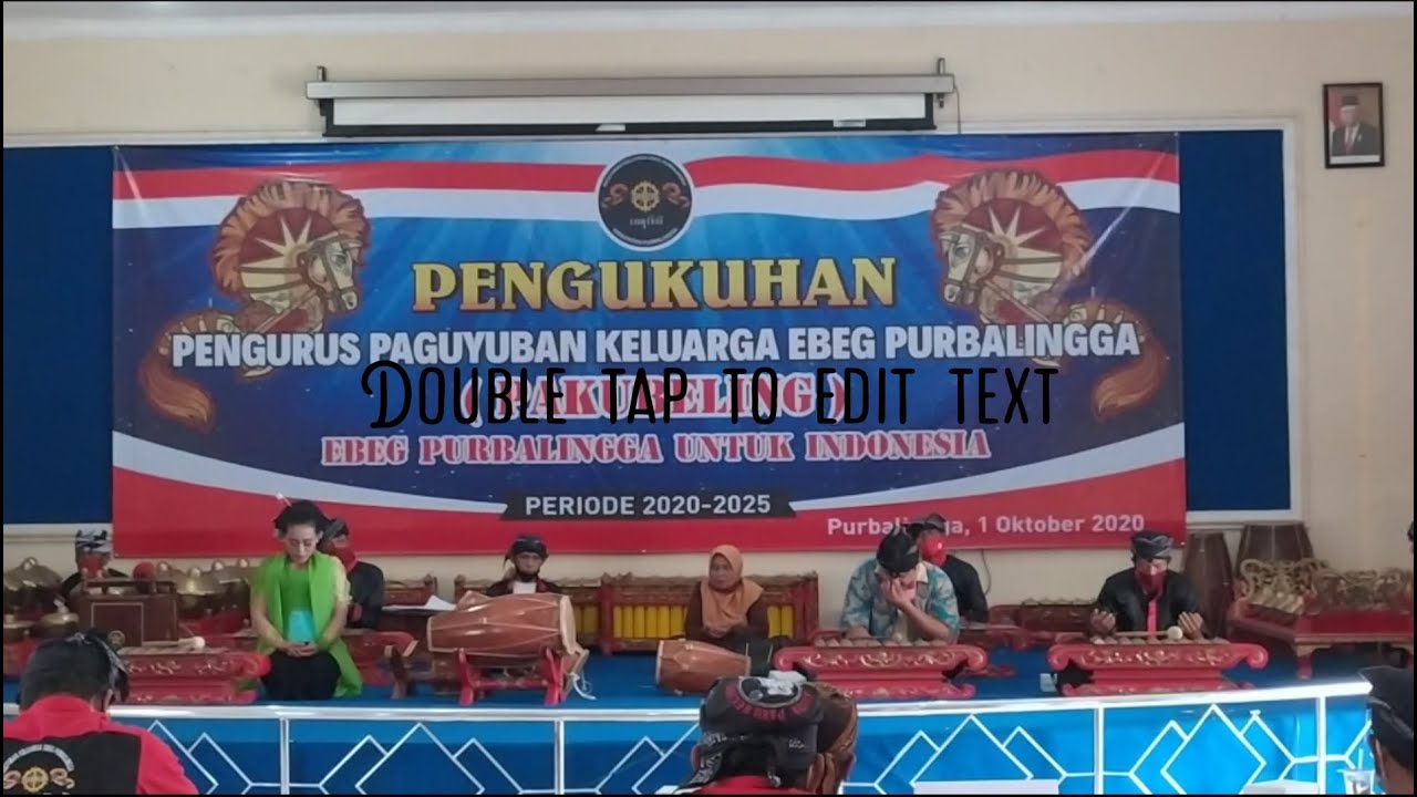 Pengukuhan Pengurus Paguyuban Keluarga Ebeg Purbalingga (Pakubeling)
