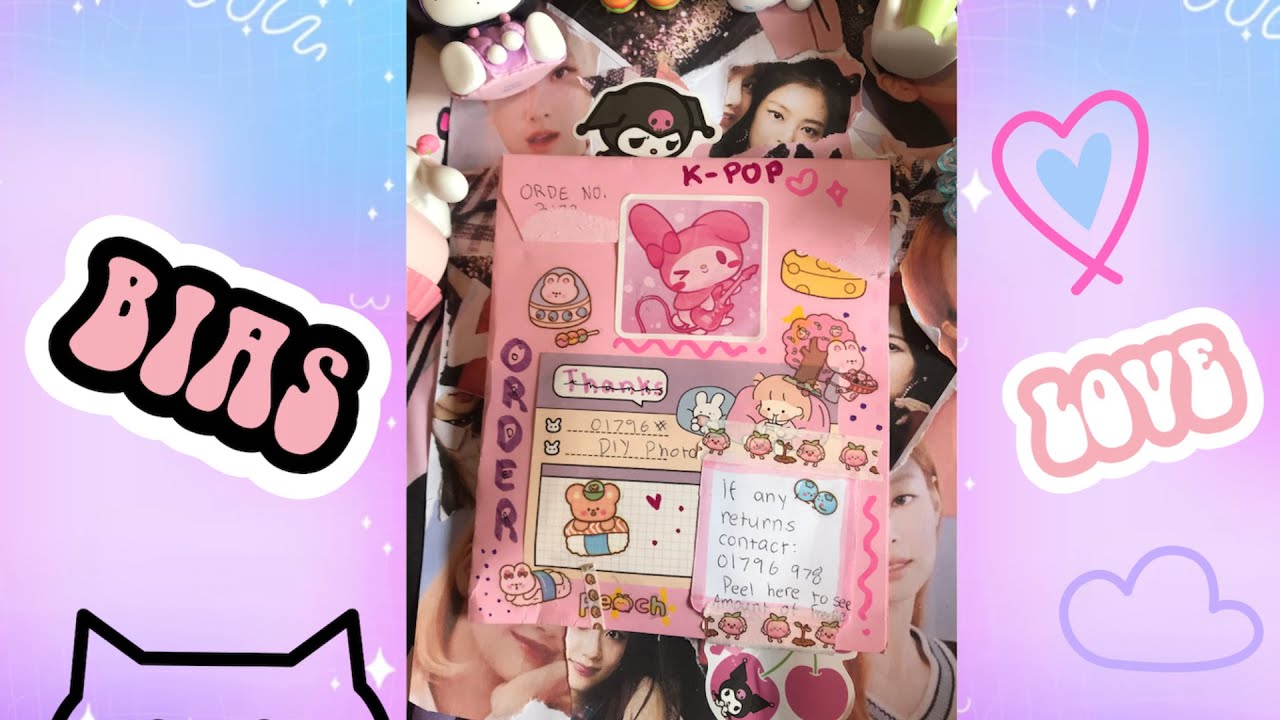 Open DIY Kpop photo card package with me! / Itz soooooo Kpop 😘