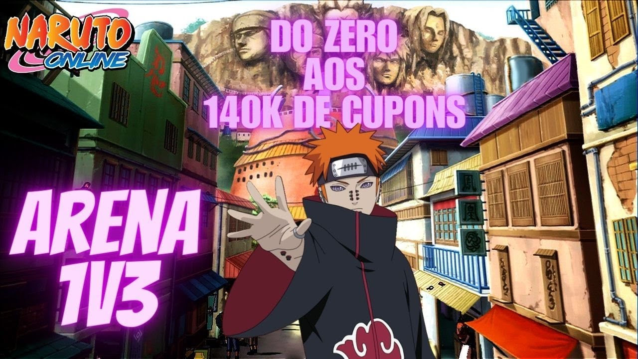 Do 0 aos 140k de cupons 3v3 e gasto de refino. Naruto Online