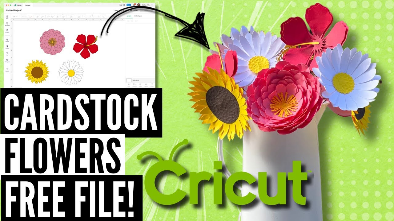 Cricut Cardstock Flower Crafting: Easy Diy Tutorial