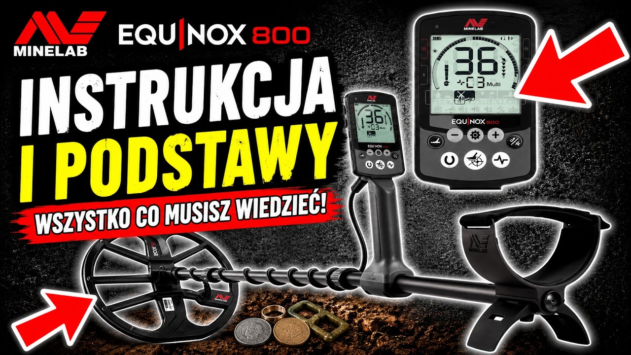 MINELAB EQUINOX 800 INSTRUKCJA I PODSTAWY