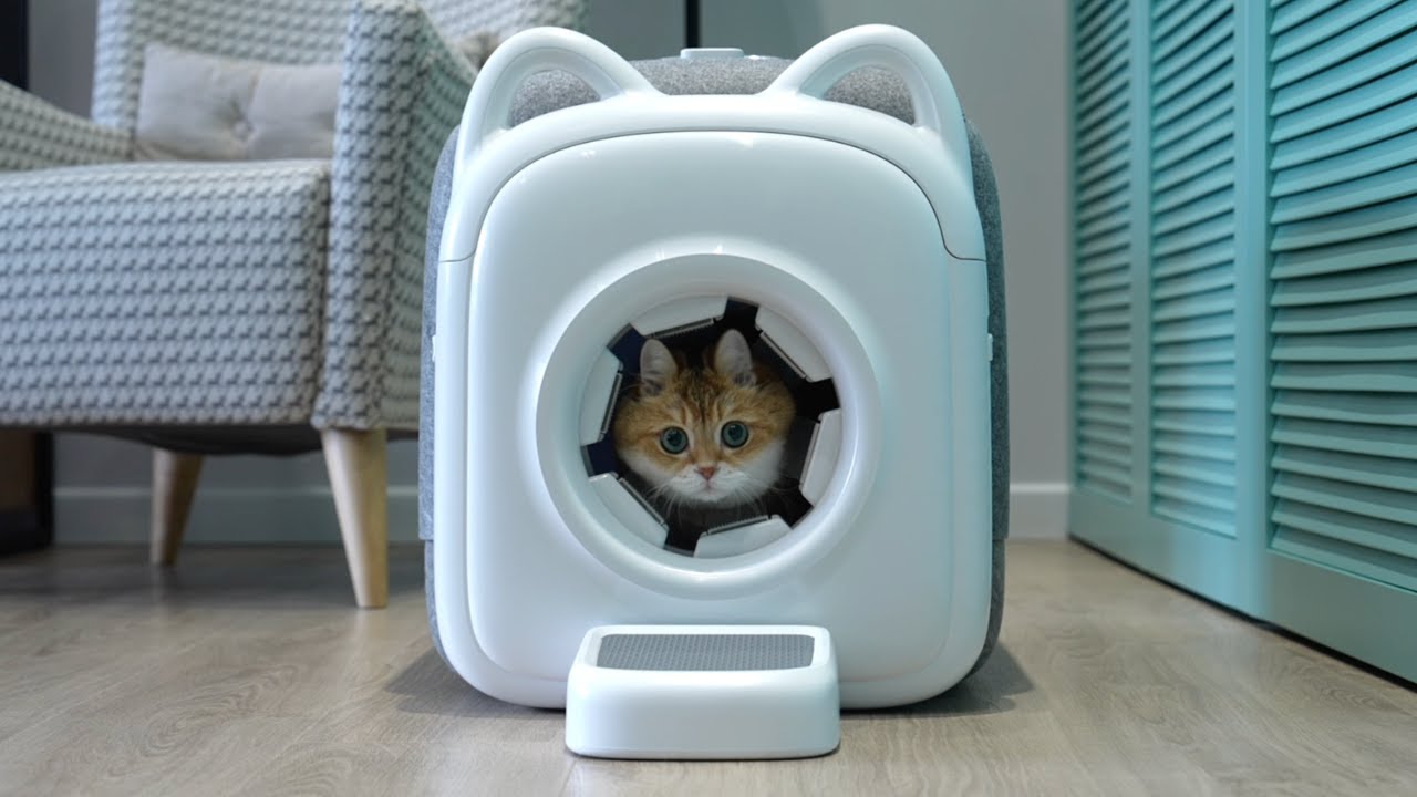 Cat Grooming Revolutionized - PawSwing Purrring Automatic Cat Self-Groomer