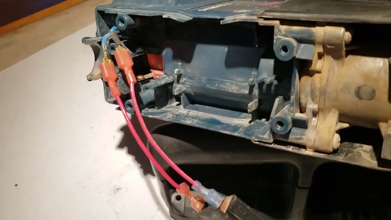 BOSCH Hammer drill slow speed, speed controller failure