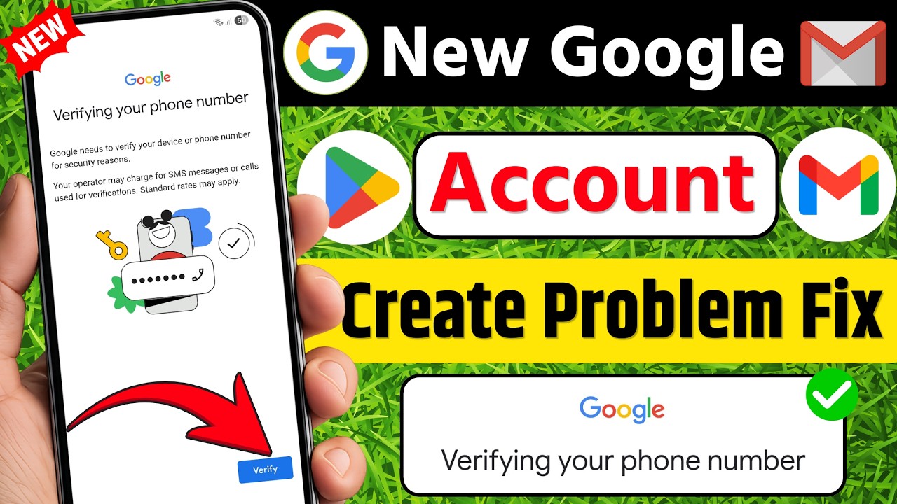 Google account verifying your phone number problem 2026 | verify your phone number problem