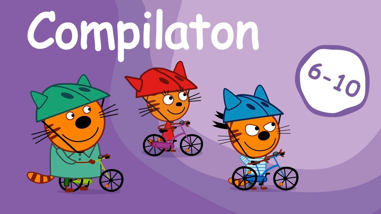 La Famille Chat | Compilation des épisodes 6-10  | Dessins animés pour enfants