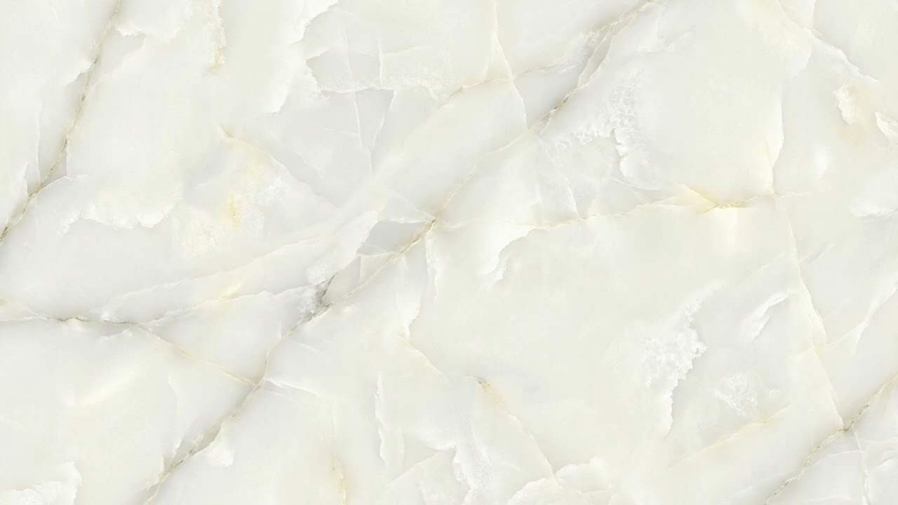 TV ART FRAME - Onyx Marble - Pristine White Translucence - 4K Ambient Screensaver