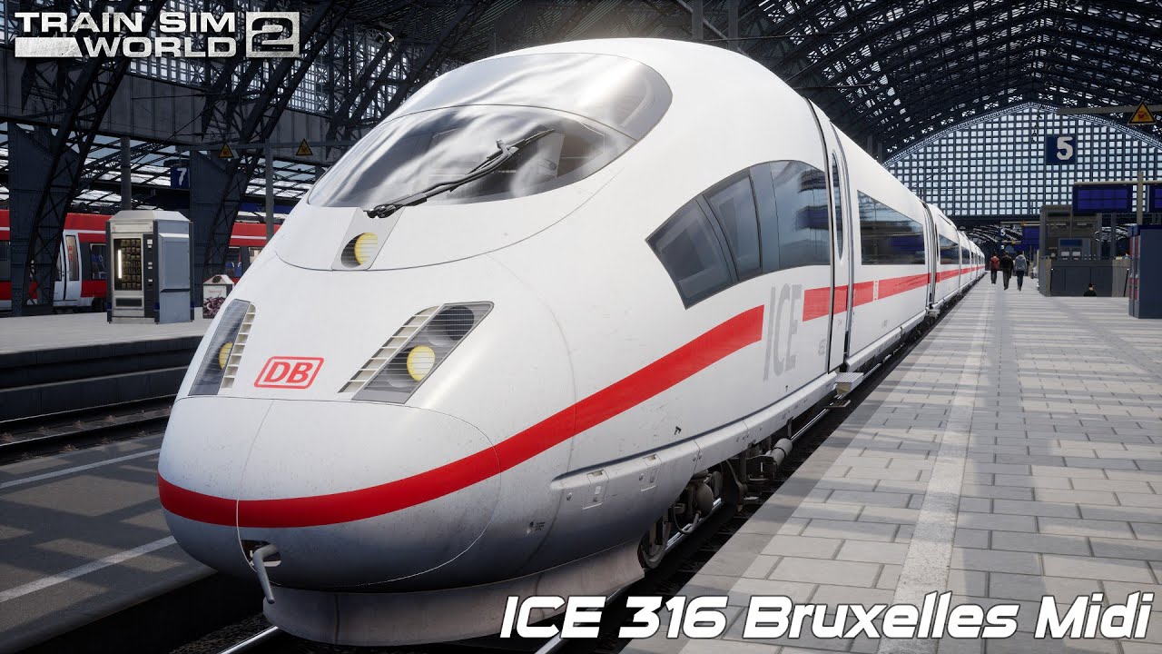 ICE 316 Bruxelles Midi - Schnellfahrstrecke Köln-Aachen - BR 406 ICE3M - Train Sim World 2
