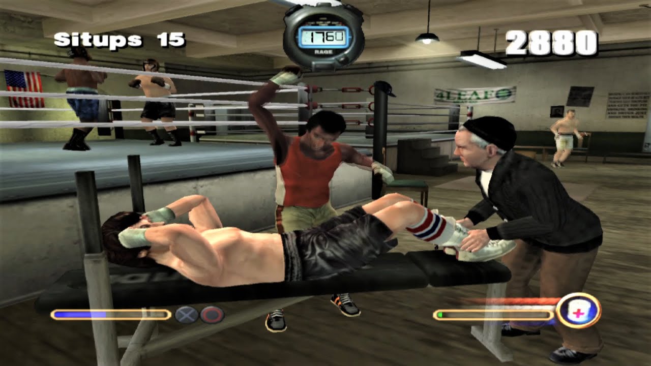 Rocky (2002) PS2 Gameplay #2 in HD (PCSX2)