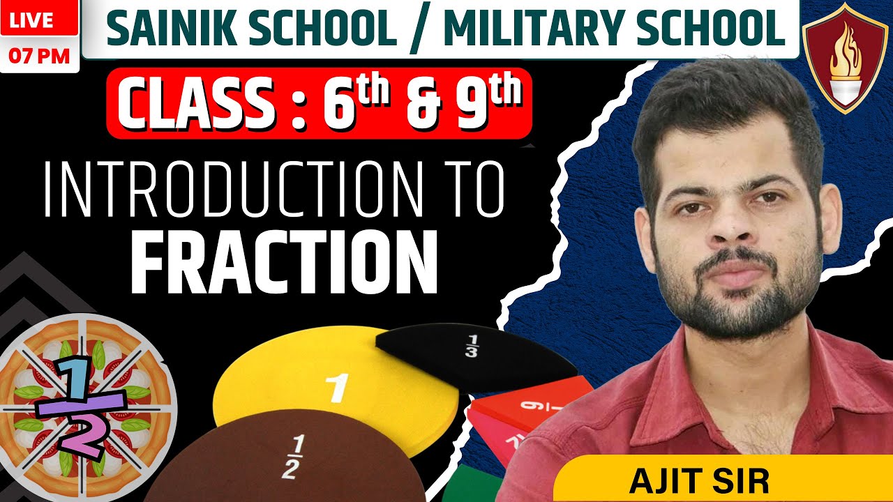 Fraction Math Tricks | Maths for Sainik School, RIMC, RMS | Sukhoi Academy Live Class