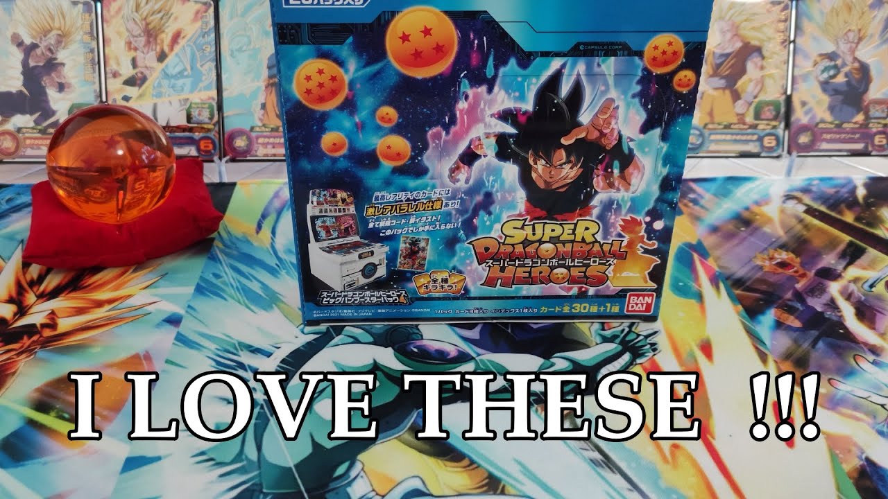 Super Dragon Ball Heroes - Big Bang 4 Booster Box opening
