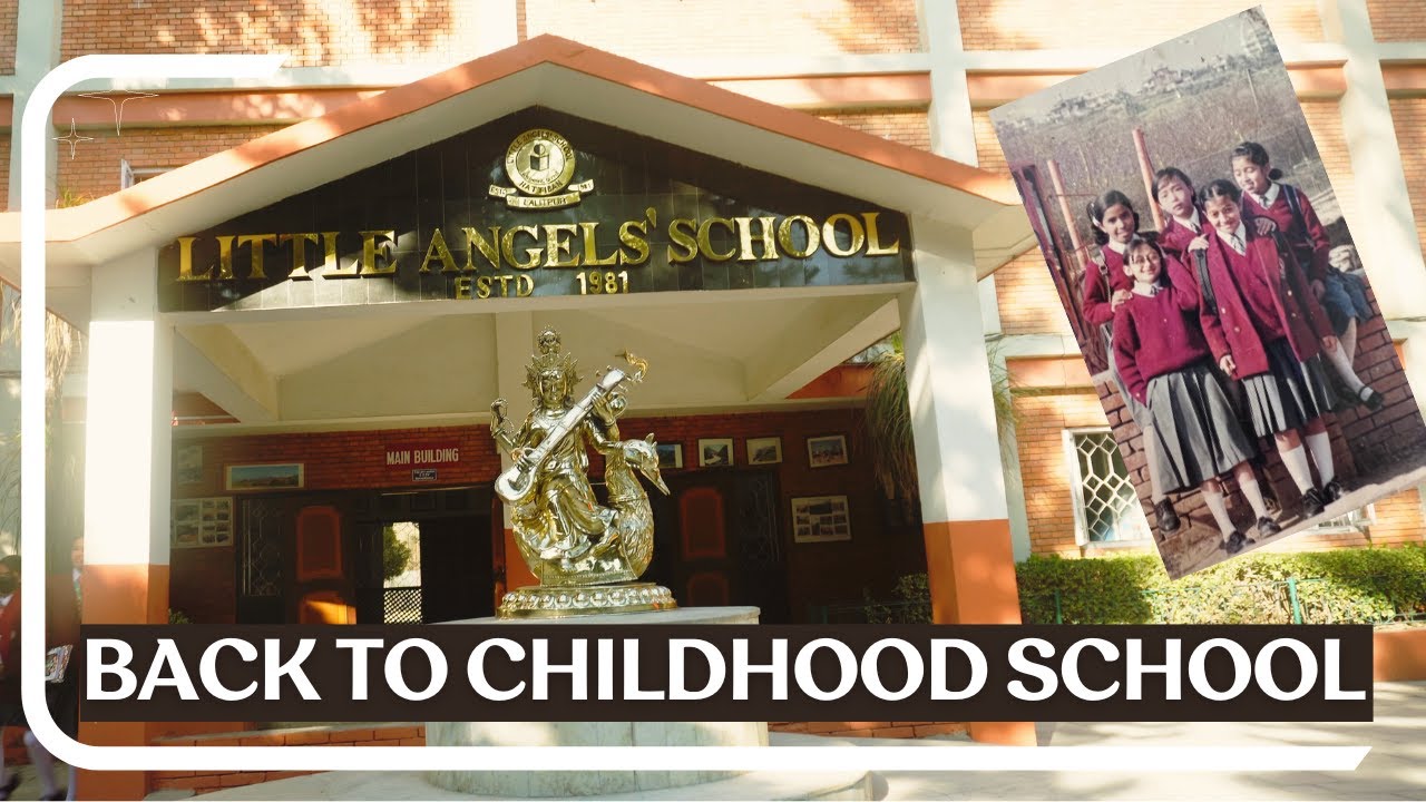 Little Angels' School | Visiting our childhood School Nepali Vlog