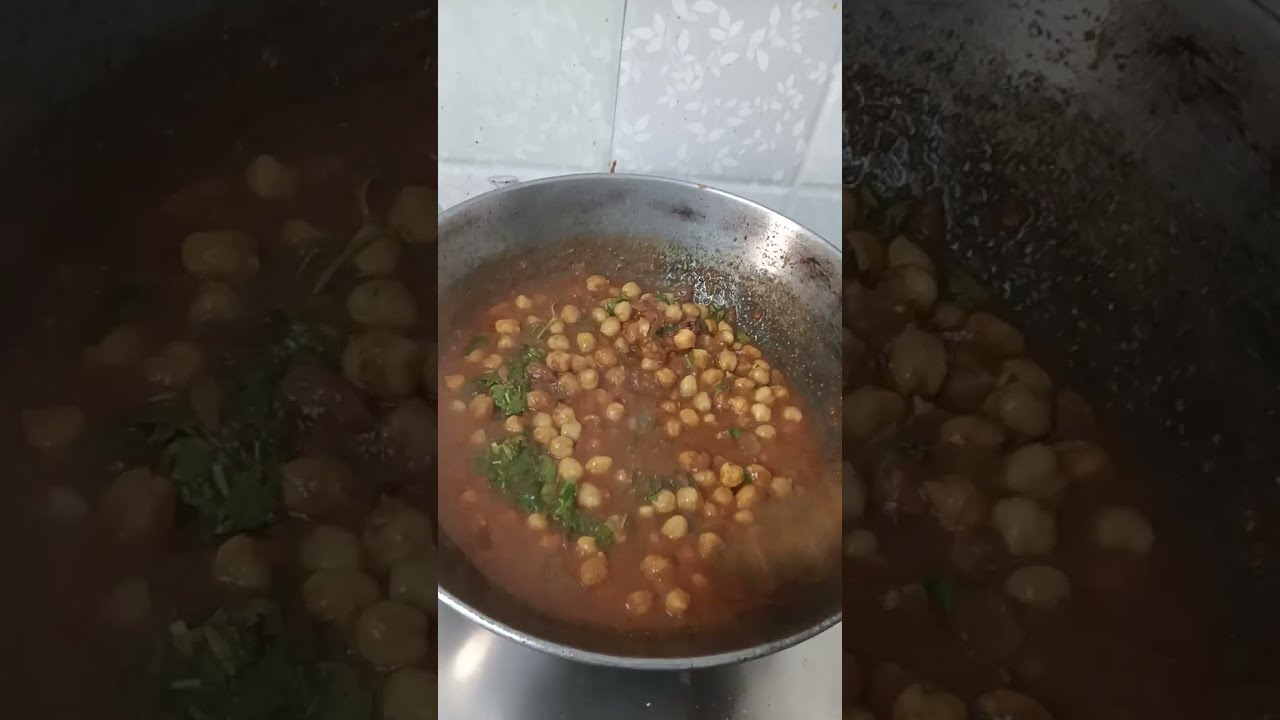 Chole ki Recipe  ? #indian #food 😛😛 