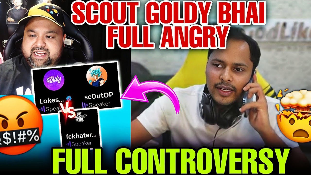 🚨Goldy Bhai Scout Vs Godl Fan 😡🤯| Kronten Angry Reply 😡| #godl #godlike #bgmi