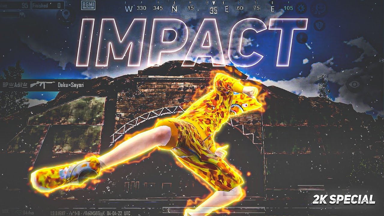 Impact ⚡ | 4 Finger + Gyroscope | BGMI Montage