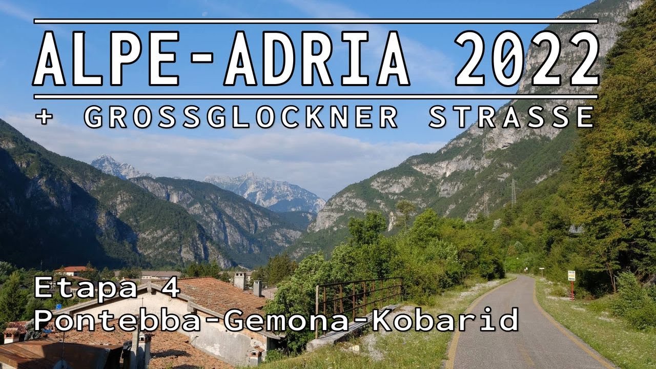 Bikepacking Alpe-Adria 2022 etapa 4: Pontebba - Gemona - Cividale - Kobarid