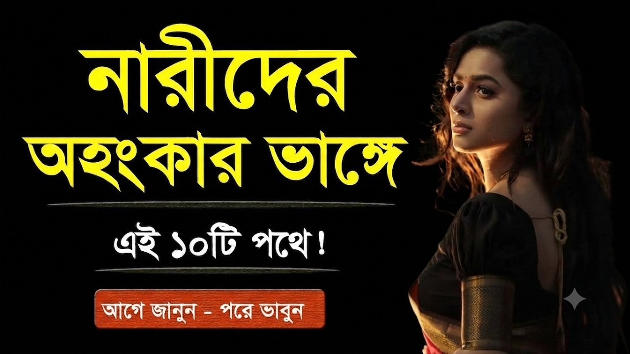 নারীদের অহংকার ভাঙ্গে এই ১০টি পথে — আগে জানুন, ভাবুন পরে! High Value Man Strategy