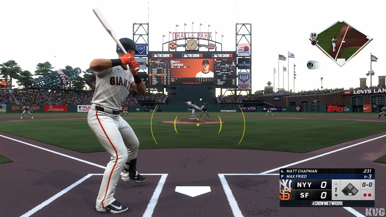 MLB The Show 26 - Нью-Йорк Янкиз против Сан-Франциско Джайентс - Геймплей (PS5 UHD) [4K60FPS]