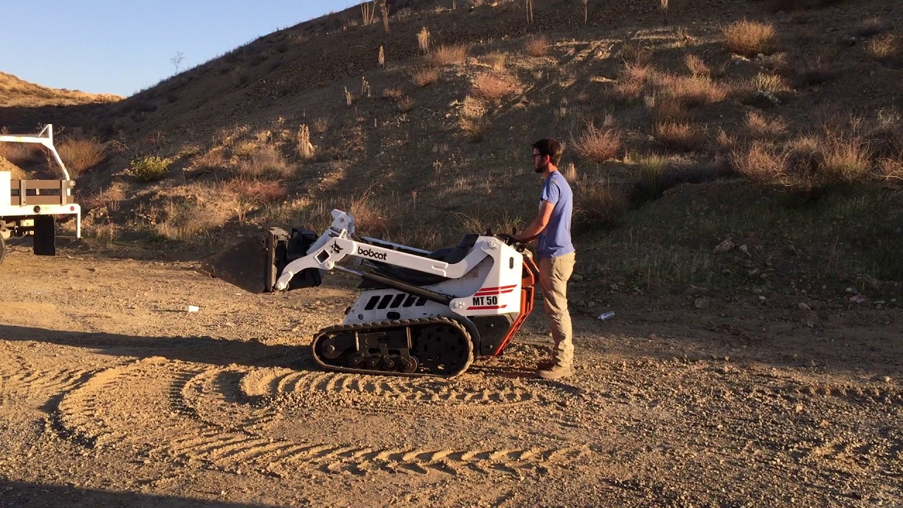 Bobcat MT50 Walk Behind Compact Utility Loader,