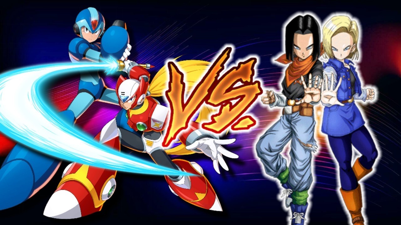 Megaman X and Zero vs Android 17 and 18 | Sprite Animation | feat. @Electr1c_Shxde  & @LUCID-233