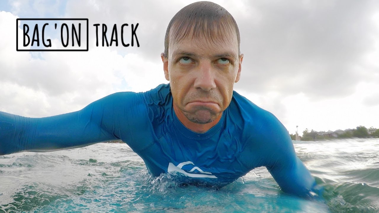 WANNABE SURFER'S DREAMS CRASHED BY A 3-FOOT WAVE