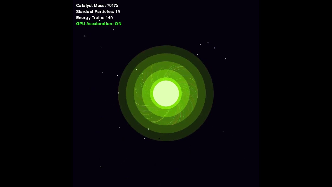 Uncapped Particle Growth vs. My GPU's Final Boss 🤯 #physics #simulation #satisfyingsounds