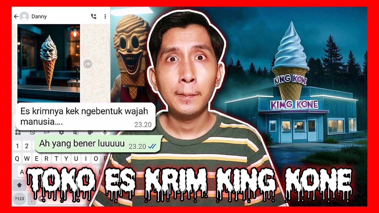 TOKO ES KRIM KING KONE TERLARANG... | CHAT HISTORY HORROR
