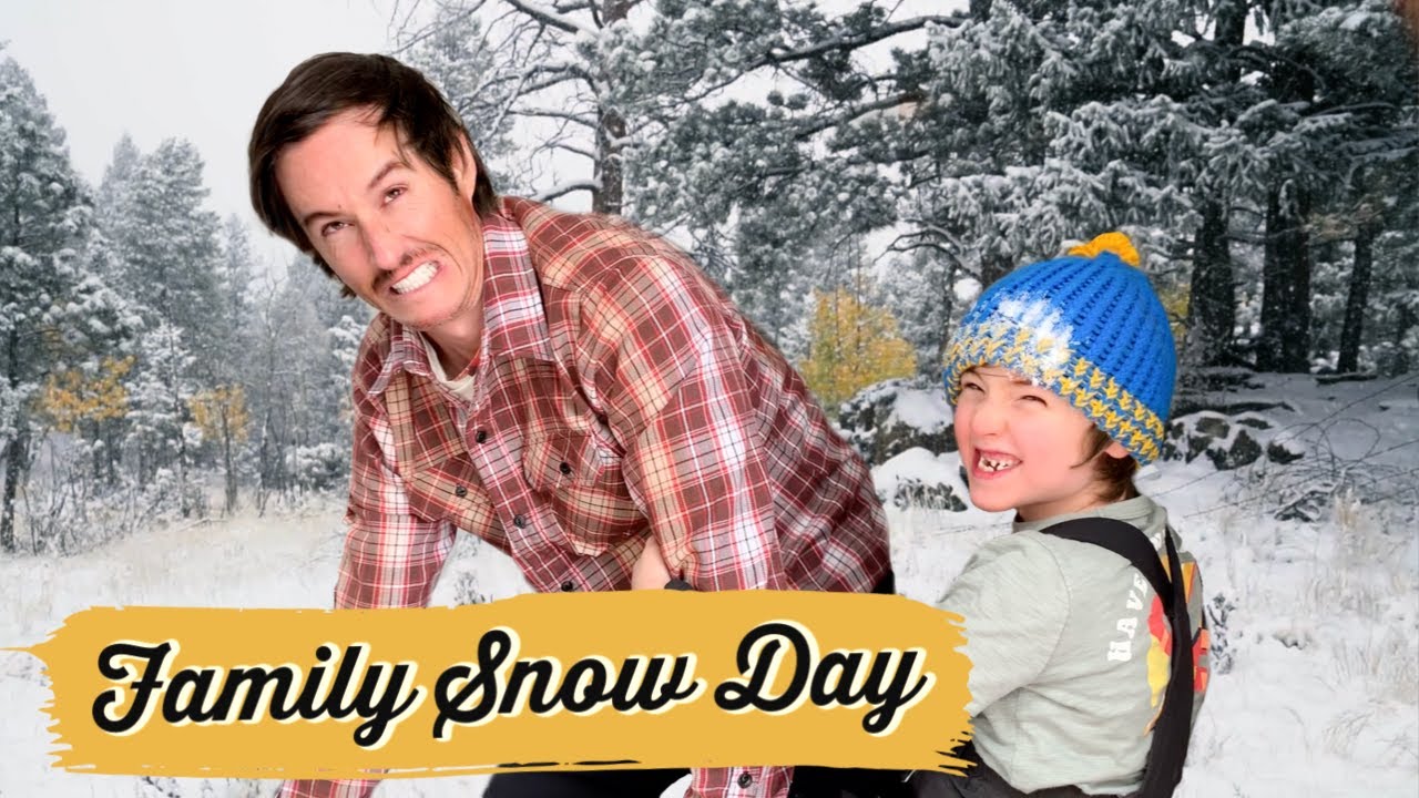 FAMILY SNOW DAY...in October! |MATT AND BLUE