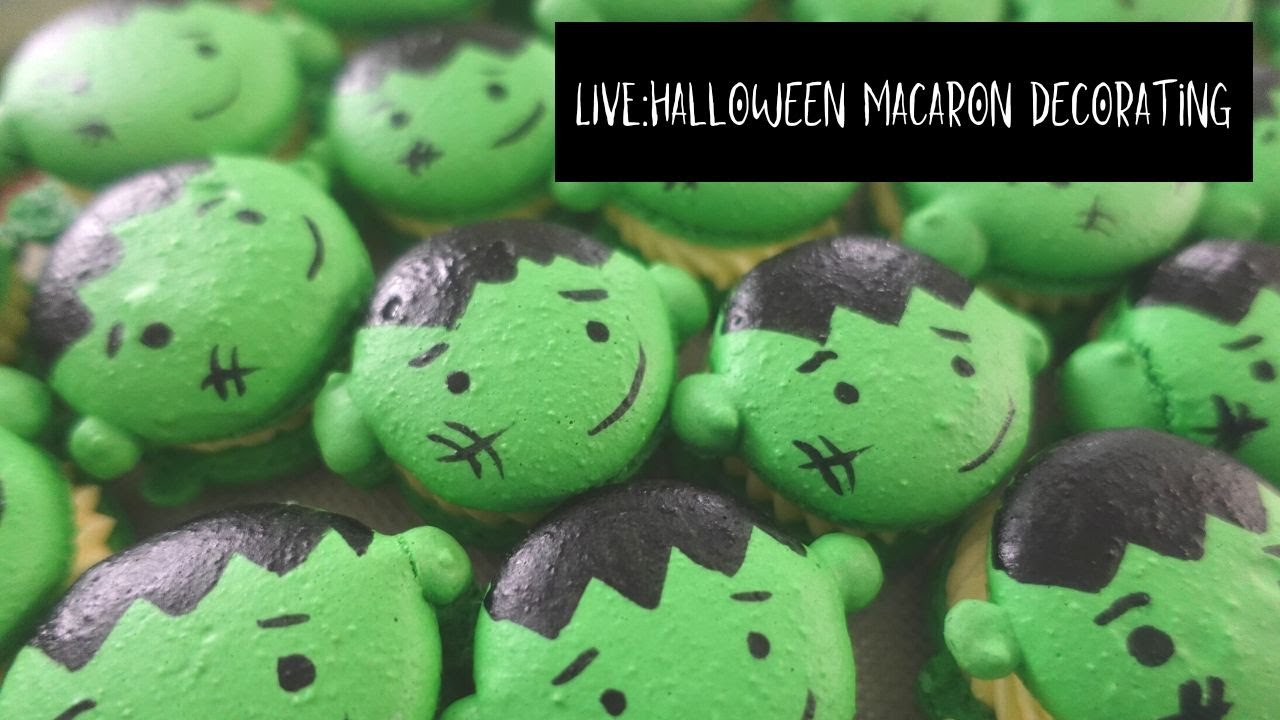 LIVE: Halloween Macaron Decorating