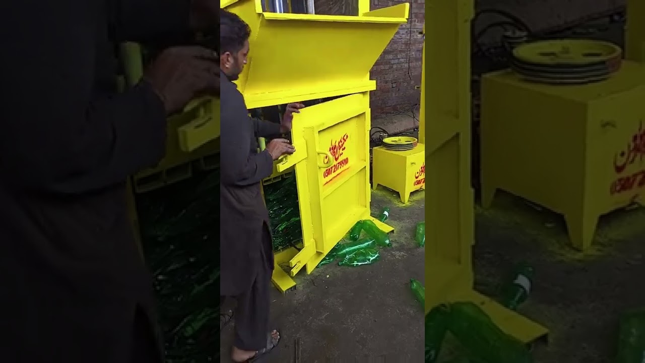 Pakistani Pet bottle bail press