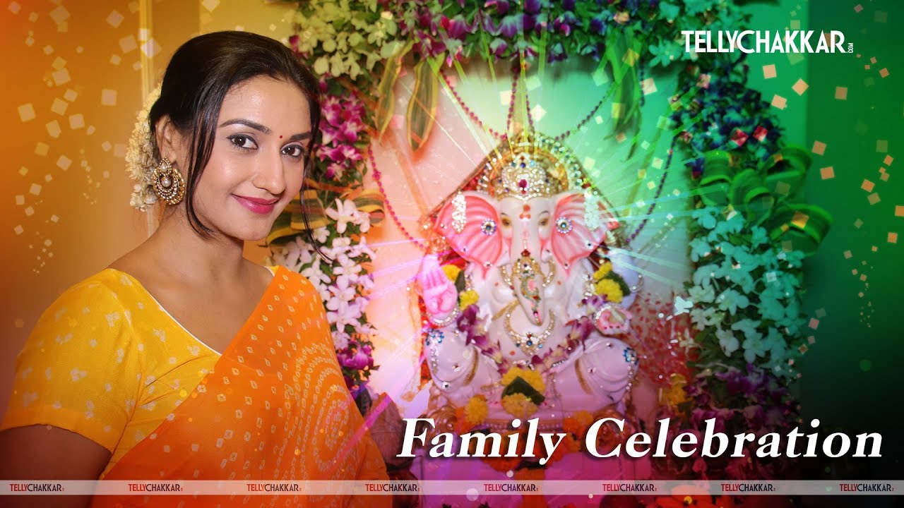 Rati Pandey welcomes Bappa with family | Exclusive | Tellychakkar |