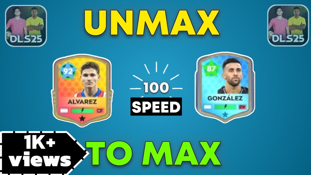 ALVAREZ & GONZALEZ 100 SPEED 🤯!! dls25 (Fitness coach) GAMING WITH MR28