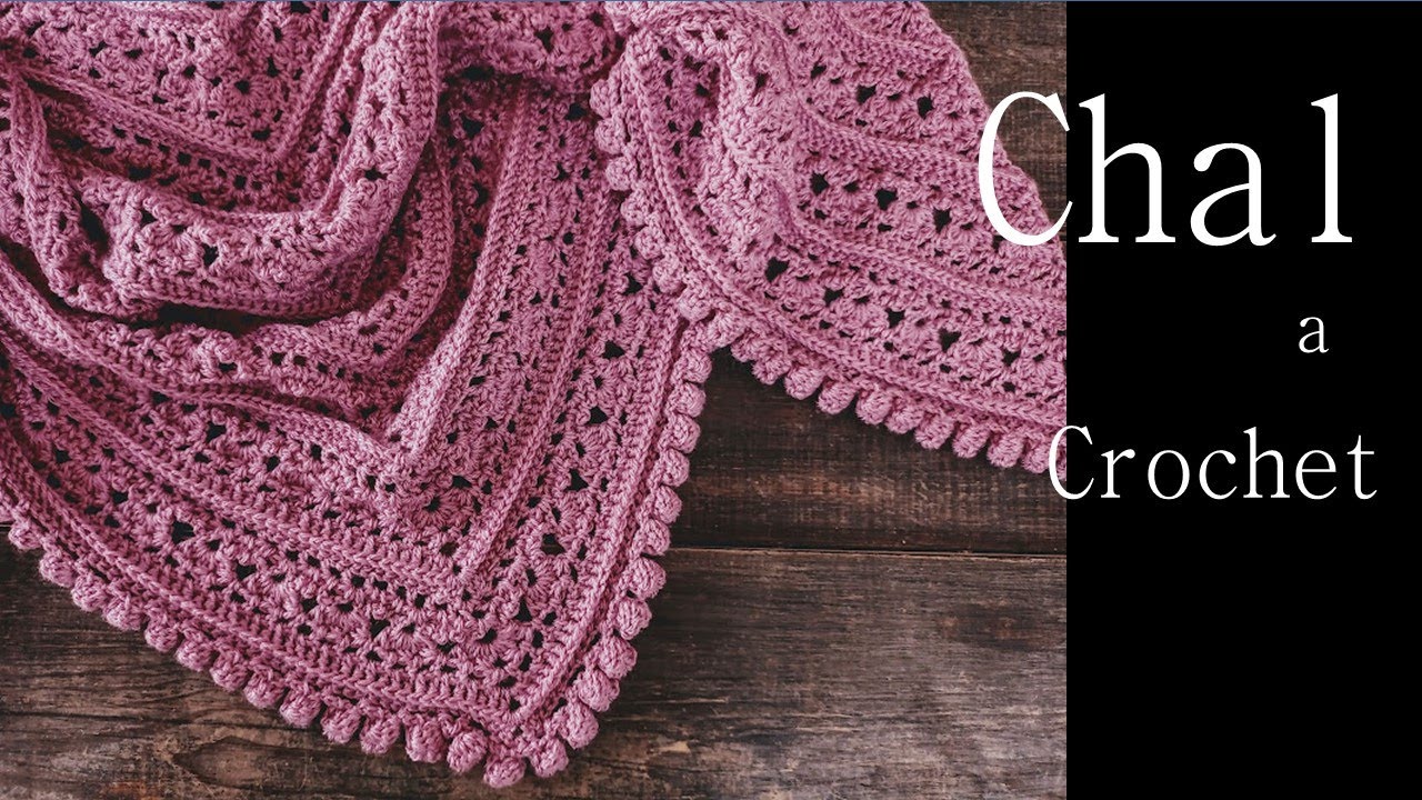 Chal a crochet muy fácil ¡Paso a paso!