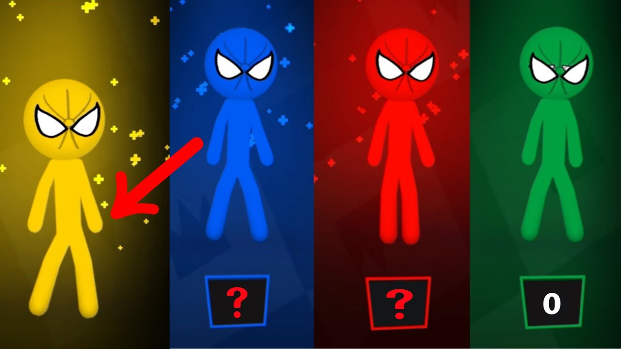 Spider man in the stickman party 😱 MINIGAMES random Gameplay - Stickman Party 1 2 3 4 Player