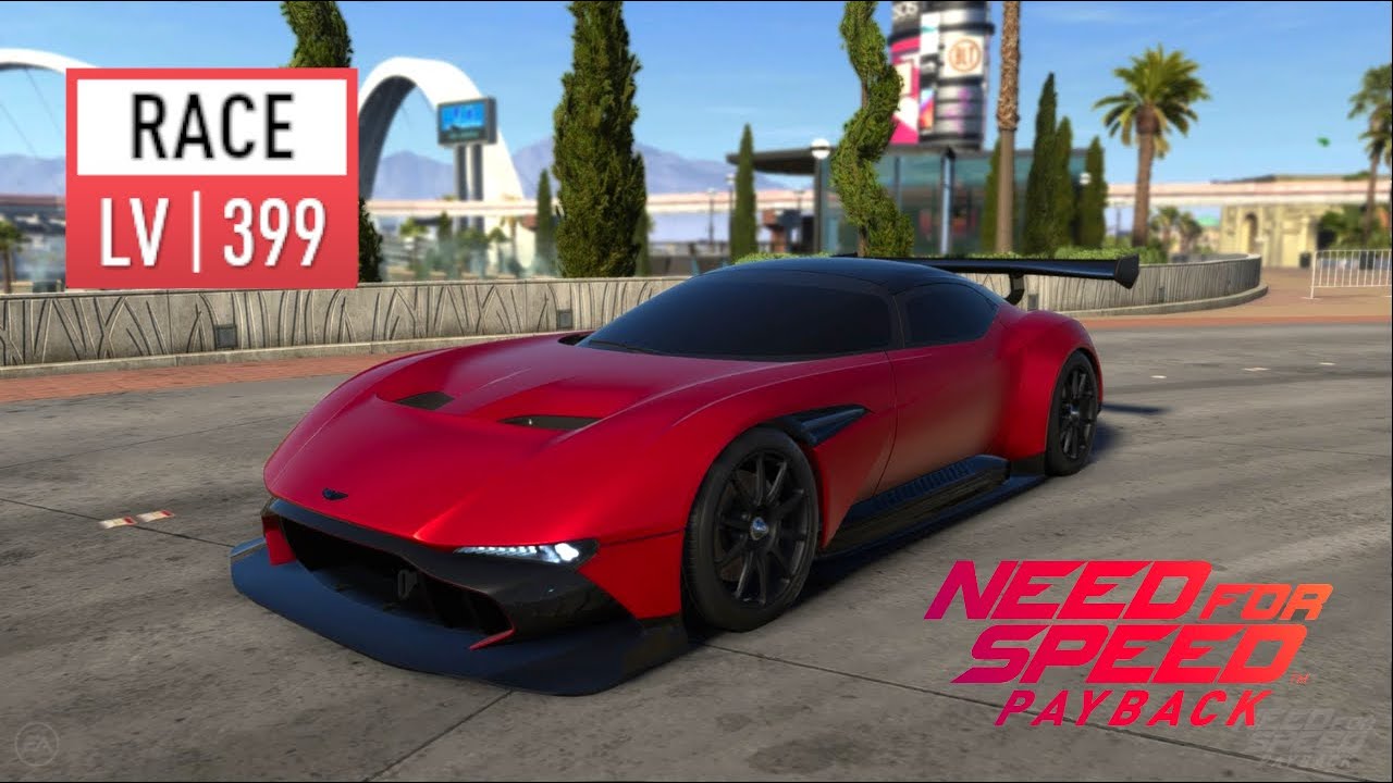 NFS Payback - ASTON MARTIN VULCAN RACE LV399 Performance Review