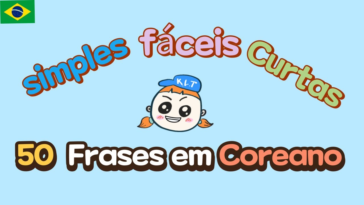 50 Frases simples em COREANO para iniciantes #frasesemcoreano