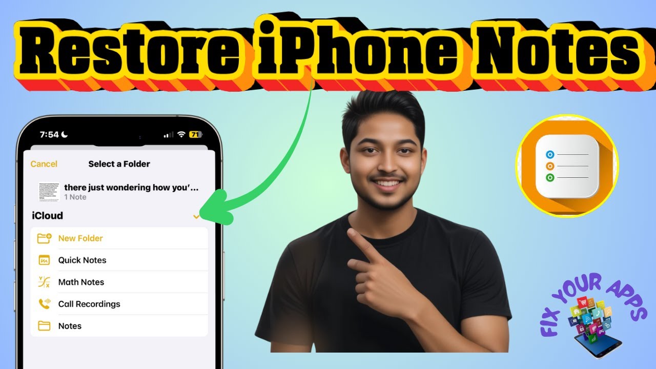 How To Recover Notes that Disappeared on iPhone - Detailed Tutorial
