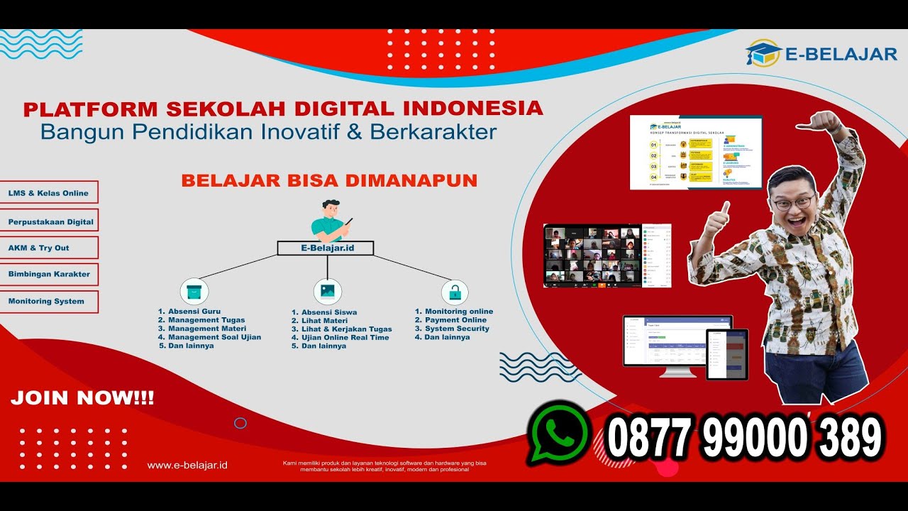 Tutorial Penggunaan Demo E belajar v2 Untuk Guru 087799000389