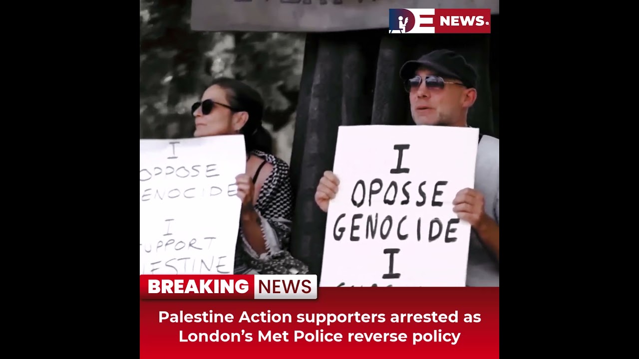 Desitdown News (Palestine Action supporters arrested as London&rsquo;s Met Police reverse)#desitdown #news