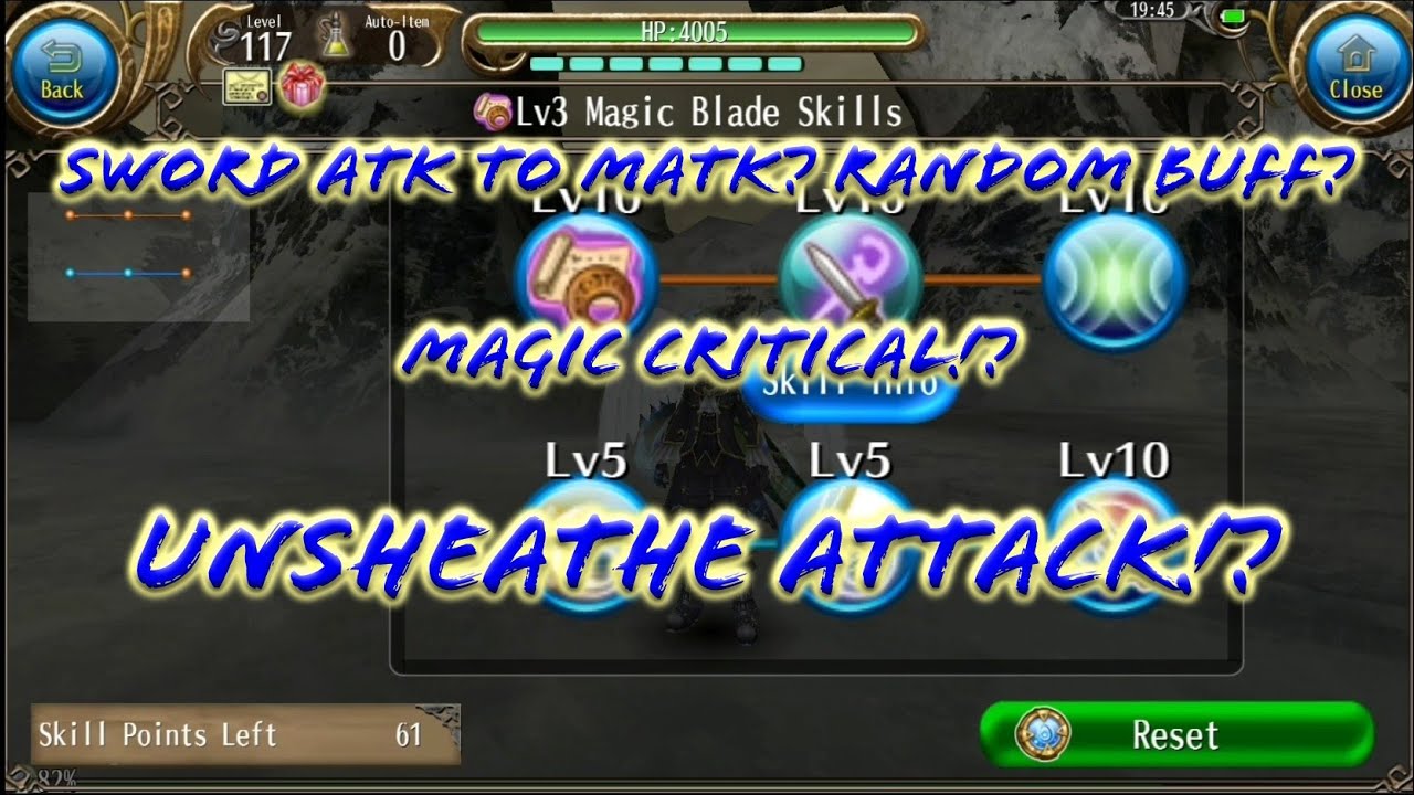 Review Skill: Magic Blade! Detail Analysis! Magic Crit? Unsheathe Attack? Explanation - Toram Online