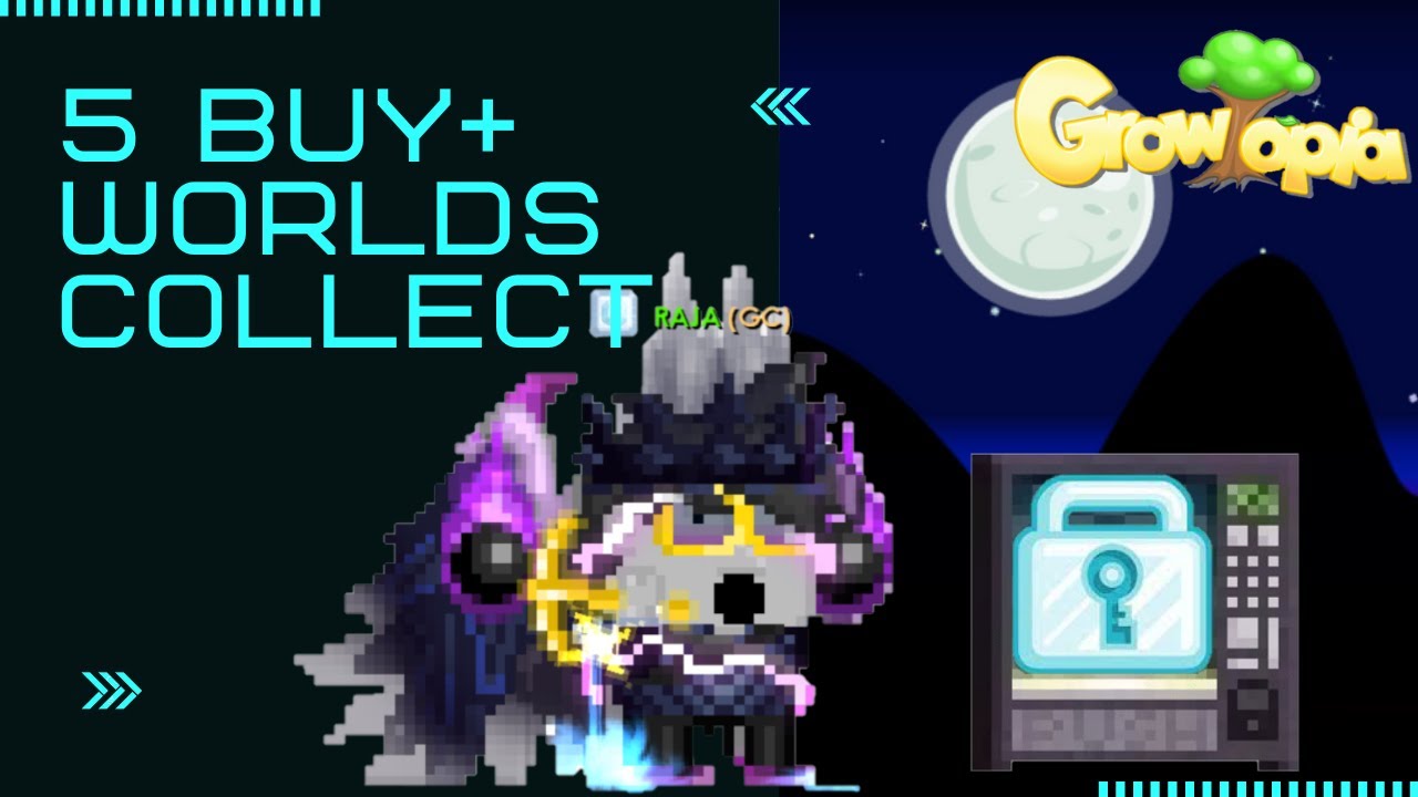 5 Buy+ Worlds Vending Collect | Growtopia | Indonesia