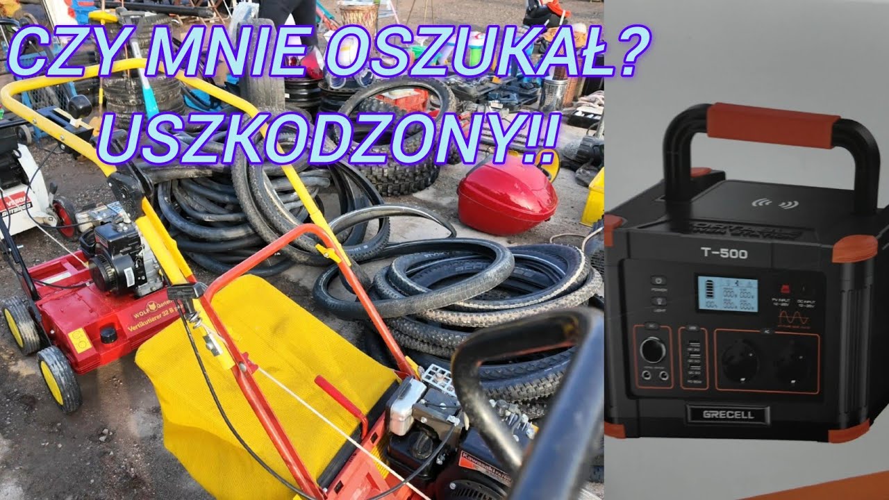 GIEŁDA W SŁOMCZYNIE I MALA WPADKA Z ZAKUPEM.