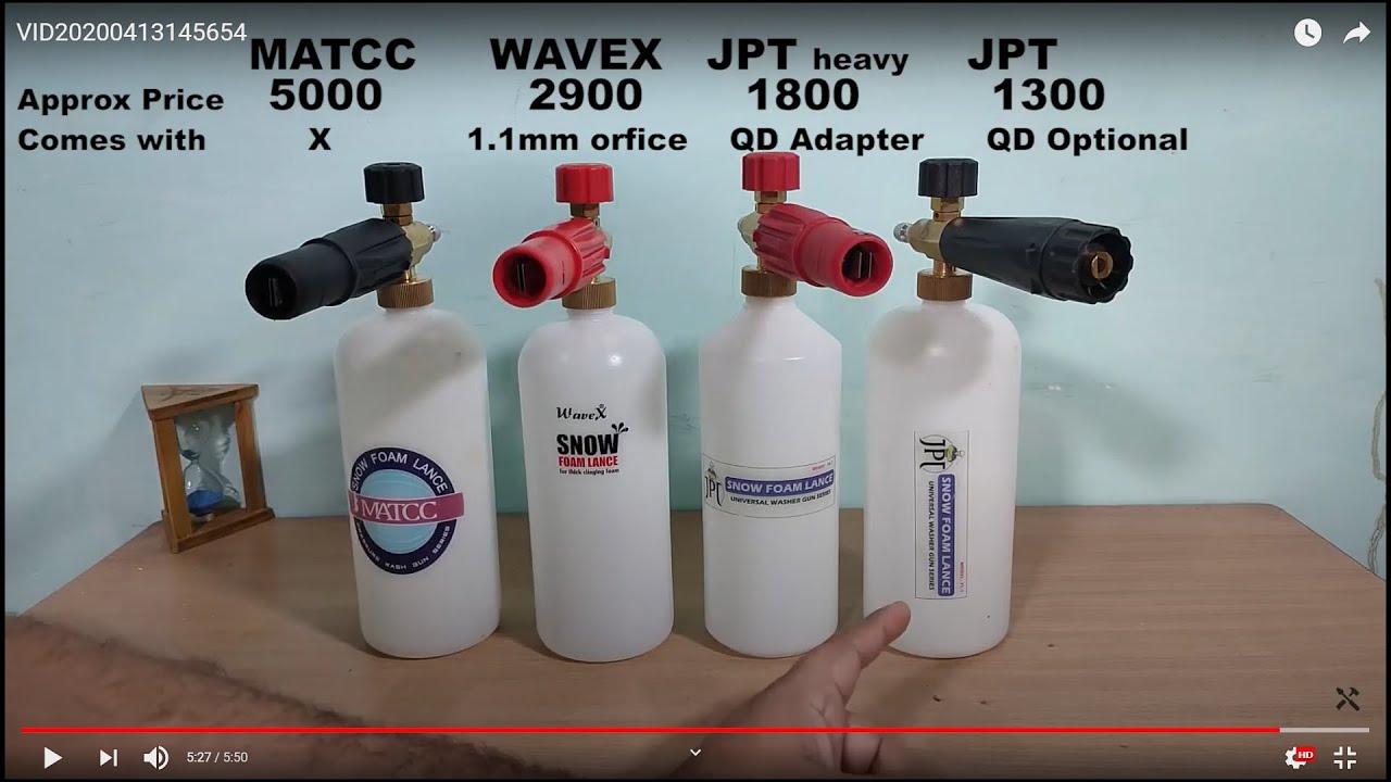 Battle of the foam canons | भारत में सबसे अच्छा फोम कैन