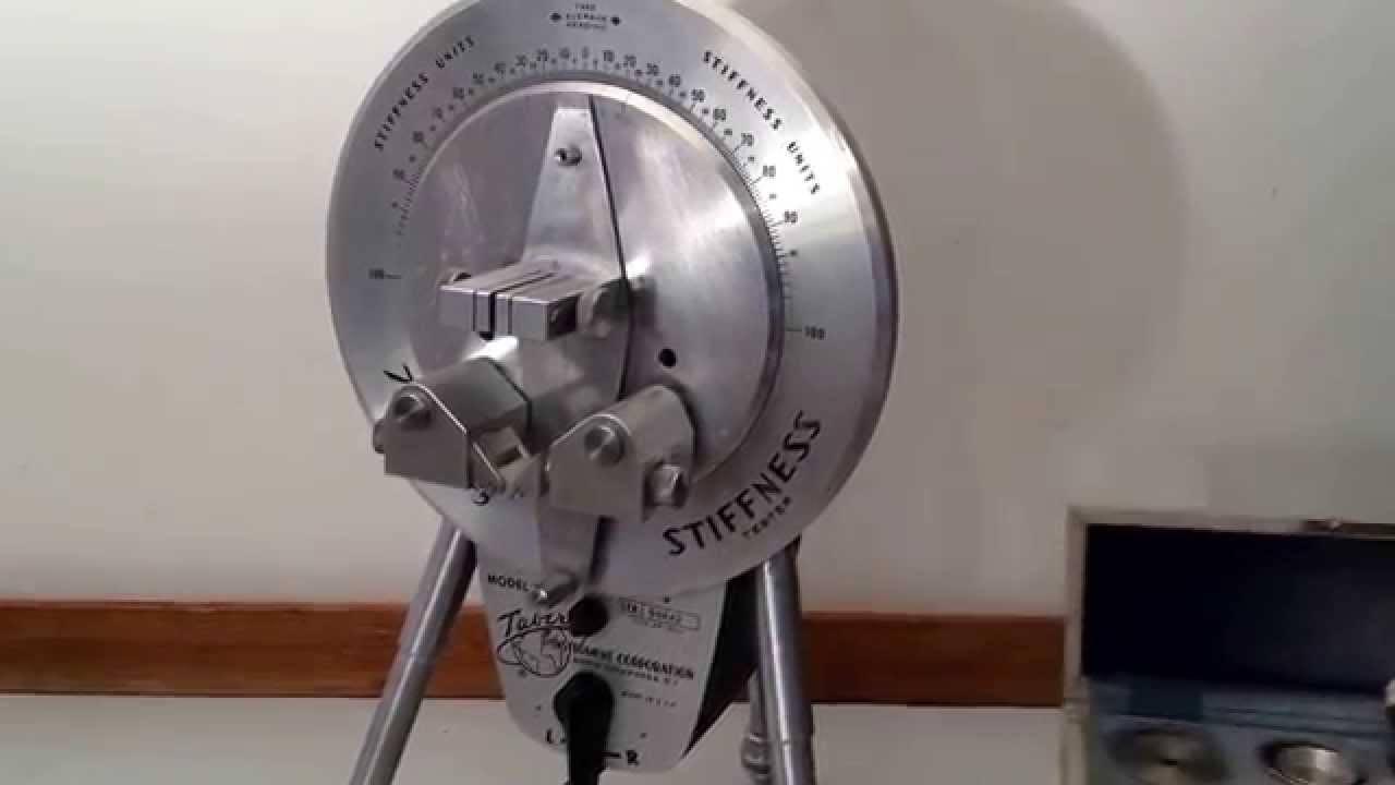 For sale: An used Taber V5 Stiffness Tester Model 150b