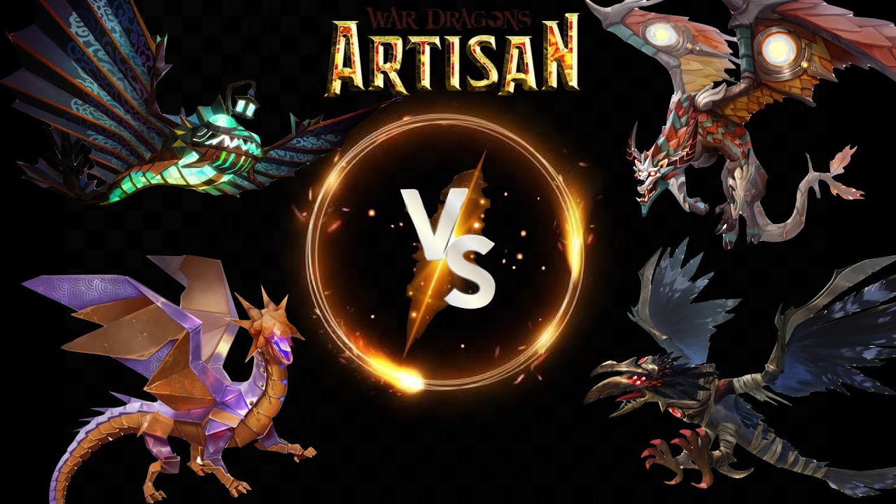 QUILLETH VS NARMAK VS CHARPENT VS WASHI ON SAME BASE 76B OWNER DEF - ImperivmItaly War Dragons