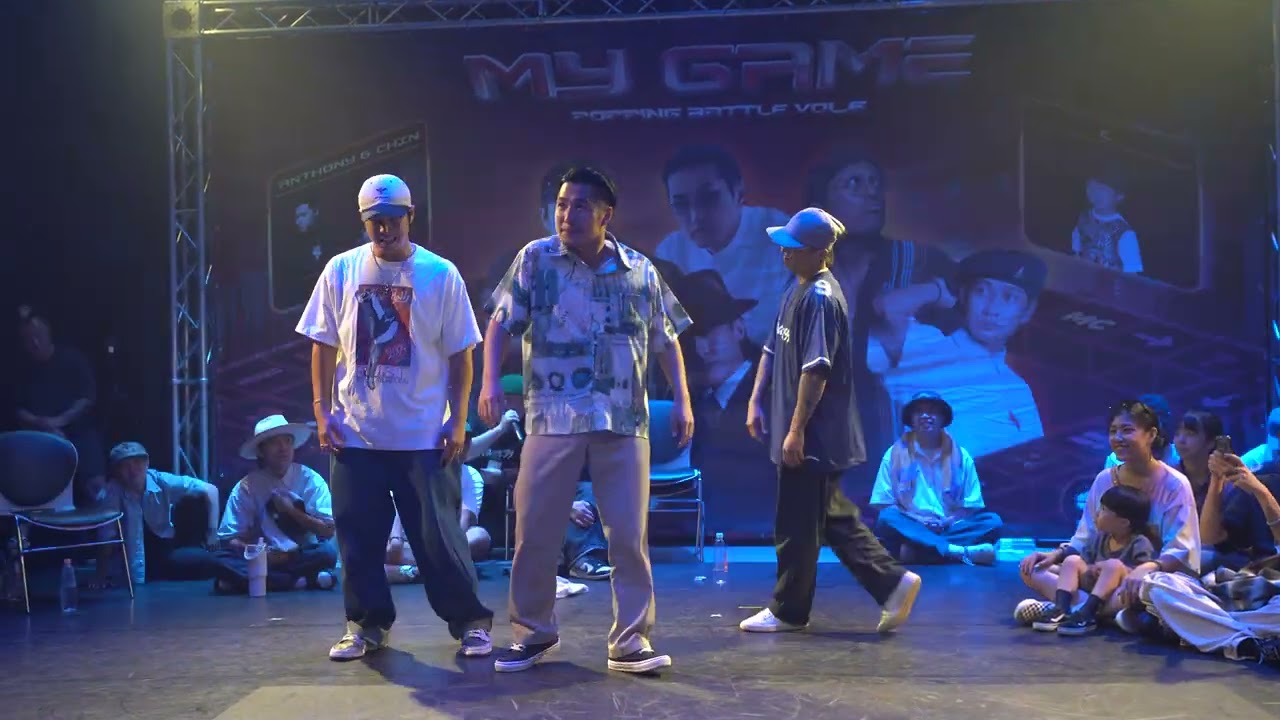 My Game vol.6 決賽 Popping Battle Open Side Judge Solo (Popping ED 、SHOW-GO、Popping Sam)