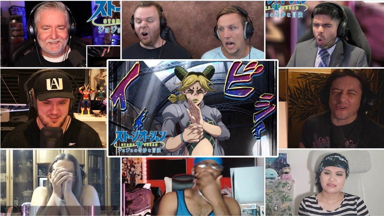Jolyne vs Westwood! Reactions Mashup!! JoJo Stone Ocean Episode 16