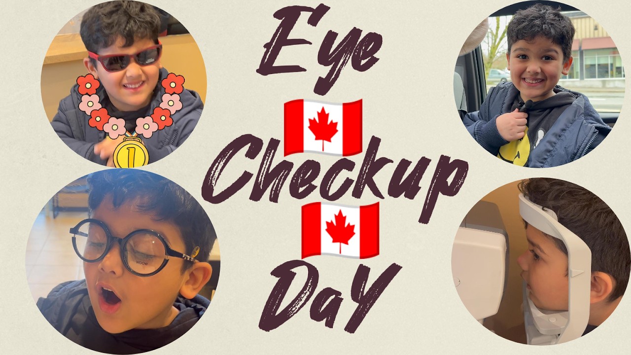 Eye Checkup Day in Canada || Routine Check up || @cakunalverma1411  #canadamedical #eyecheckupcamp 🧿