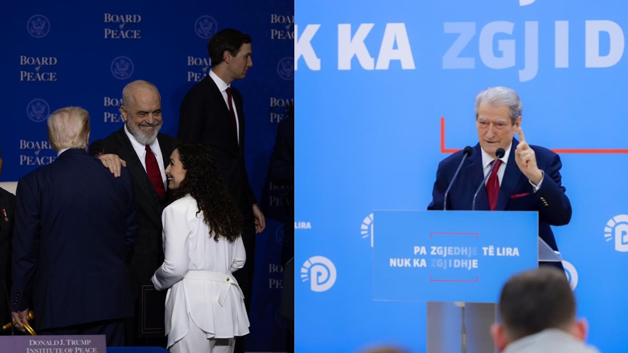 🔴LIVE:  Demokratët rrethojnë Kryeministrinë, 35 vite nga rrëzimi i bustit të Enver Hoxhës